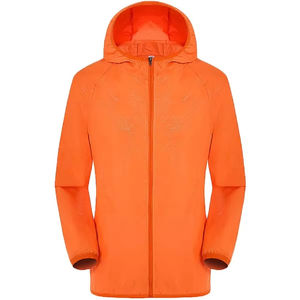 2025 plus vente chaude hommes léger imperméable veste de pluie coquille à capuche extérieur imperméable randonnée coupe-vent veste pour homme - Product Image 4