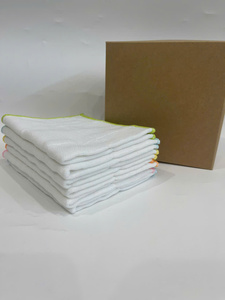 ผ้าเช็ดตัวผ้าฝ้าย100% แบบแห้งเร็วขนาด25*35ซม. แบบใช้แล้วทิ้งเป็นมิตรต่อสิ่งแวดล้อม - Product Image 5