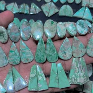 Alta calidad AAA grado variscita cabujón piedras preciosas tamaño suelto verde para la fabricación de joyas precios al por mayor venta al por mayor - Product Image 2