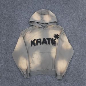 Fabricants de vêtements Sweat à capuche court personnalisé en coton surdimensionné Vintage Zip up Stone Acid Sun Fade Wash Sweat à capuche - Product Image 1