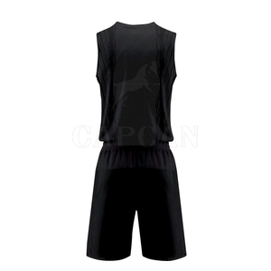 Uniforme de Voleibol para Hombre, Colección de Invierno, 100% Poliéster, Marca Privada, Logotipo Personalizado, Color Negro Liso, Transpirable y Cómodo - Product Image 3