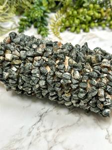 Preseli Trendy Bluestone Chip pulsera con cuentas patrón de bola Rock Healing Energy Jewelry para regalo - Product Image 2