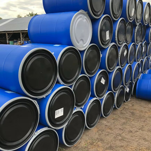 ถัง HDPE ขนาด 200 ลิตร 220 ลิตร แบบทรงกระบอก 55 แกลลอน สีขาว วัสดุพลาสติก แบบซ้อนได้ สำหรับขาย - Product Image 1