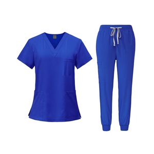 Ropa de hospital OEM Uniformes médicos personalizados Bangladesh Enfermera Scrubs Doctor Ropa Unisex Salud Ropa DE TRABAJO Global Exportador - Product Image 1