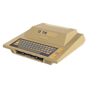 For ATARI 400 Mini Beige Handheld Game Console Vintage 2.4G <b>Wireless</b> Connection Supports SFC Format US/EU Plug Type <b>PC</b> Material - Product Image 3