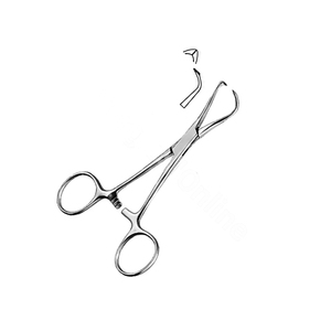 Fórceps de abrazadera de toalla médica de alta calidad, mango de bloqueo curvo de 4,5 ", instrumentos quirúrgicos, fórceps de arteria Dental personalizados - Product Image 2