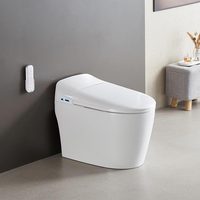 WC intelligent MWD avec couvercle à ouverture automatique, toilette électrique en céramique, chauffage du siège, équipement sanitaire de salle de bain