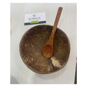 Tazón de coco tropical de Vietnam para una Vida Verde hecho de 100 por ciento de cáscara de coco real - Product Image 6