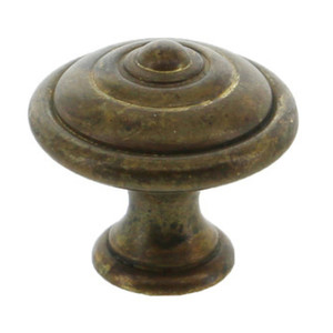 Pomolo Art. 24499 In Ottone Finitura Antico Diametro 25 Mm - Product Image 1