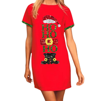 Ensemble jupe-short de Noël pour femme, motif casse-noisette, personnalisé, respirant, confortable, orné de paillettes, cousu main, disponible en gros - Vente chaude