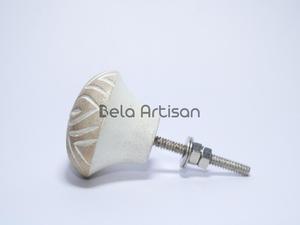 Tiradores y pomos de concha natural de abulón y latón para gabinetes, cajones, cómodas y muebles de cocina, con función de gancho colgante - Product Image 4