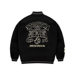 OEM College Style Letterman <b>Jacket</b> Custom Polyester Baseball Winter Logo Casual Uniform Custom Varsity for <b>Men</b> <b>Jacket</b> - Product Image 2