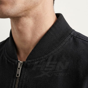 Wholesale Custom Logo Cotton Made <b>Men</b> <b>Winter</b> <b>Jacket</b> Breathable Outdoor Use Stand Front Jeans Bomber <b>Jacket</b> for Online <b>Sale</b> - Product Image 5