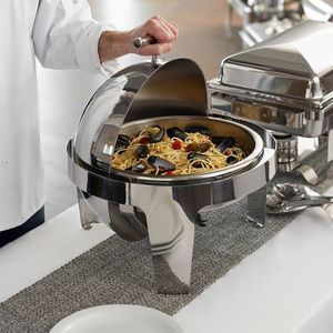 Wholesale Price Stainless Steel Chafing Dish with Foldable <b>Frame</b> and Compact Storage Design - Product Image 1