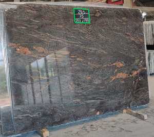 Bash Paradiso Pulido Diseño moderno Piedra natural Granito de losa grande para uso en el piso de la cocina y el baño - Product Image 1