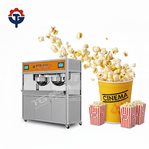 Rạp chiếu phim phong cách bỏng ngô Popper máy hoàn toàn tự động thương mại Caramel bỏng ngô làm thiết bị công nghiệp sử dụng - Product Image 1
