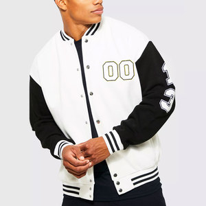 Vestes universitaires en cuir véritable avec manches pour hommes Matériel de laine personnalisé Saison d'hiver Accessoire de mode à vendre - Product Image 1