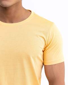 เสื้อยืดสตรีทแวร์ทรงปกติ คุณภาพสูง ผ้าถักเนื้อแน่น 100% ผ้าฝ้าย สำหรับผู้ชาย  รับสกรีนโลโก้ - Product Image 3