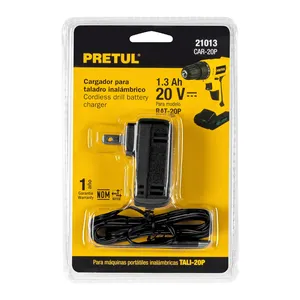 2 unità di caricabatterie agli ioni di litio 20V in una scatola compatibile con TALI-20P PRETUL - Product Image 2