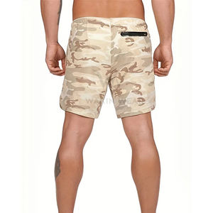 Lightweight Cotton Blend Fitness <b>Shorts</b> Eco-Friendly Premium Quality Yoga Gear Pockets Solid Color Newest Style for Athletic Use - Product Image 3