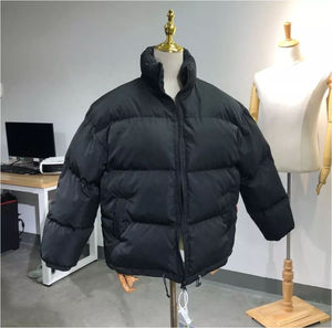 Veste d'hiver matelassée en toile à capuche pour homme 2025, coupe-vent, personnalisable pour unisexe - Product Image 4