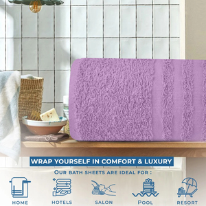 100% Cotton Custom Bath Sheet Towel-Quick-Dry Eco-Friendly Portable & Compressed Custom Design & Colors For Home & Bath - Product Image 2