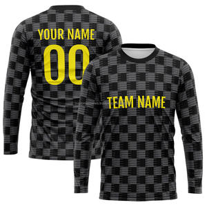 T-shirt à manches longues en coton polyester de haute qualité personnalisé pour hommes T-shirts à épaules tombantes à manches longues - Product Image 2