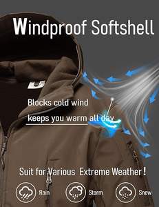 Veste d'hiver Performance respirante doublée de polaire pour hommes, résistante à l'eau, 7 poches pour la moto et la course automobile - Product Image 5