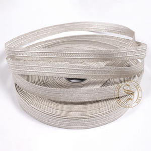 Dentelle extensible de 2 pouces de haute qualité | Dentelle de tresse argentée et dorée personnalisée de qualité supérieure pour uniformes de cérémonie - Product Image 2