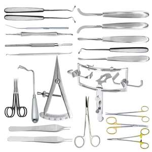 Kit manuel ORL en acier inoxydable de haute qualité, 22 pièces, pour lèvre fendue et palais fendu, avec écarteur buccal, instrument complet de chirurgie plastique, garantie 2 ans - Product Image 4