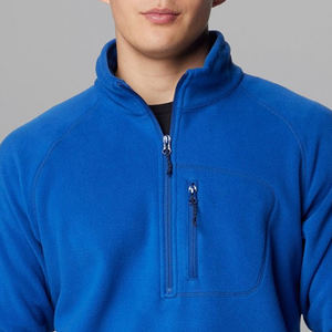 Customized Logo Full Sleeve <b>Men</b> Pullover <b>Sweatshirt</b> With Solid Color Cheap Rate / Ribbed Cuffs With Front Pocket And Custom Logo - Product Image 2