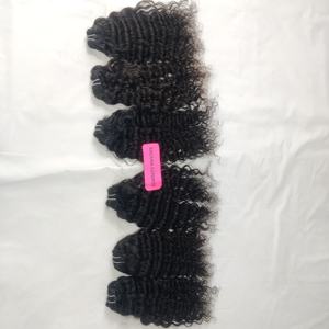Paquet non traité cuticule aligné 100% faisceau naturel vietnamien brut machine noire double trame femmes Extensions de cheveux humains - Product Image 6