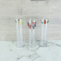 [Holar] Ensemble de 6 bâtons d'agitateur réutilisables incassables fabriqués à Taiwan pour les fêtes de bar Outils de bar de cuisine