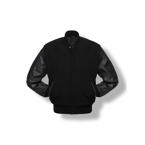Custom Embroidery Patches Varsity Jacket for Men Wool Sleeves Premium Quality High Street Style for Winter - Product Image 3