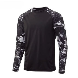 Sudadera con capucha de pesca para deportes al aire libre para hombre, manga larga, poliéster, secado rápido, UPF 50, transpirable, sublimación personalizada, camisa de pesca impresa - Product Image 4