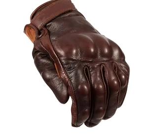 Gants de moto unisexes en cuir véritable, logo personnalisé, gants de course moto, meilleure qualité, meilleure gamme. - Product Image 5