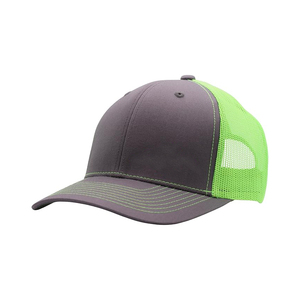 Casquette de camionneur en mousse, profil haut structuré, fermeture à pression réglable, panneau arrière en maille, personnalisable - Product Image 4