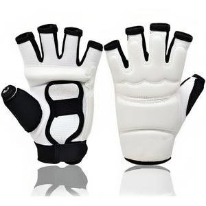 Guantes de Boxeo MMA Profesionales con Logotipo Personalizado, Cuero PU, Absorción de Humedad, Cierre de Gancho y Bucle, Unisex, Alta Calidad - Product Image 2