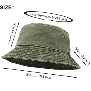 High Quality Custom Breathable Unisex Casual <b>Bucket</b> <b>Hats</b> in Polyester Twill Heat-Transfer Blank <b>Bucket</b> <b>Hat</b> - Product Image 2