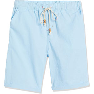 Conjunto informal de verano para hombre, conjunto de 2 piezas de color sólido, camisetas de manga corta, pantalones cortos con cordón de cintura media, Sudadera de punto con tinte liso - Product Image 5