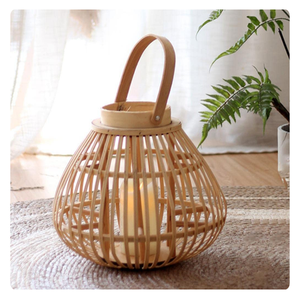 LINTERNAS DE BAMBÚ ARTESANAL ELEGANTES-IDEA DE REGALO ÚNICA-EXPORTACIÓN SUPERIOR - Product Image 6