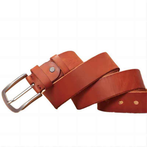 Cinturón de Cuero Genuino de Primera Calidad para Hombre, con Hebilla de Pin, Marca Original - Product Image 5