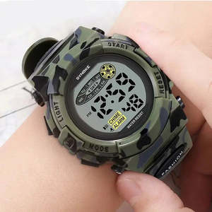 Antique Fashionable Classic Child's Camouflage Watch Analog Resin Plastic Water- Alarm-Resistant 30M <b>Calendar</b> Simple Design - Product Image 3