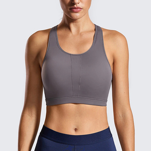 Vente en gros de logo personnalisé soutien-gorge de sport pour femmes soutien-gorge de gymnastique à séchage rapide pour grande poitrine vêtements de sport de yoga grande taille pour la course et le yoga - Product Image 1