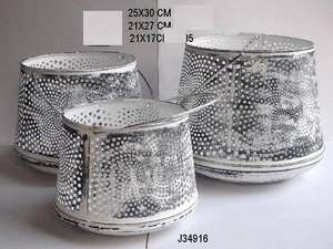 Portavelas de Navidad de Metal de alta calidad con acabado antiguo, linterna elegante para decoración del hogar con mango cómodo - Product Image 2