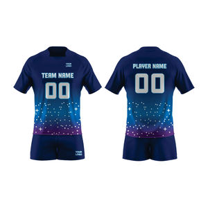 Uniforme de voleibol transpirable unisex con diseño personalizado, ropa deportiva para adultos con logotipo, conjunto impreso al por mayor para hombres y mujeres - Product Image 1