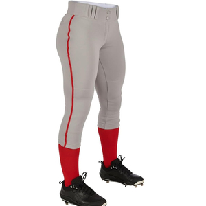 Old School Zipper Baseball Pantalon pour Hommes Unisexe Adultes Logo Personnalisé Sportswear Youth Softball Jersey Imprimé Polyester Matériel - Product Image 2
