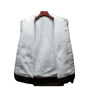 <b>Men's</b> Autumn <b>Linen</b> Lined Denim <b>Jacket</b> Warm Standard Cowboy Jean Coat Fashion Outerwear in Black Blue Plus Size 6XL Stand Collar - Product Image 5