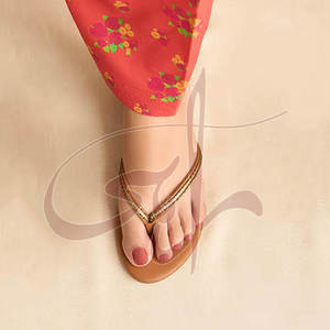 Women <b>Slide</b> for Anti-Slippery Fashion Trend Genuine Leather Outsole Customizable High Quality Outdoor Footwear - Product Image 4