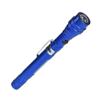 Herwey – Mini lampe de poche Flexible télescopique à LED, torche rotative avec extrémité magnétique, lampe de poche Flexible à LED, Mini F